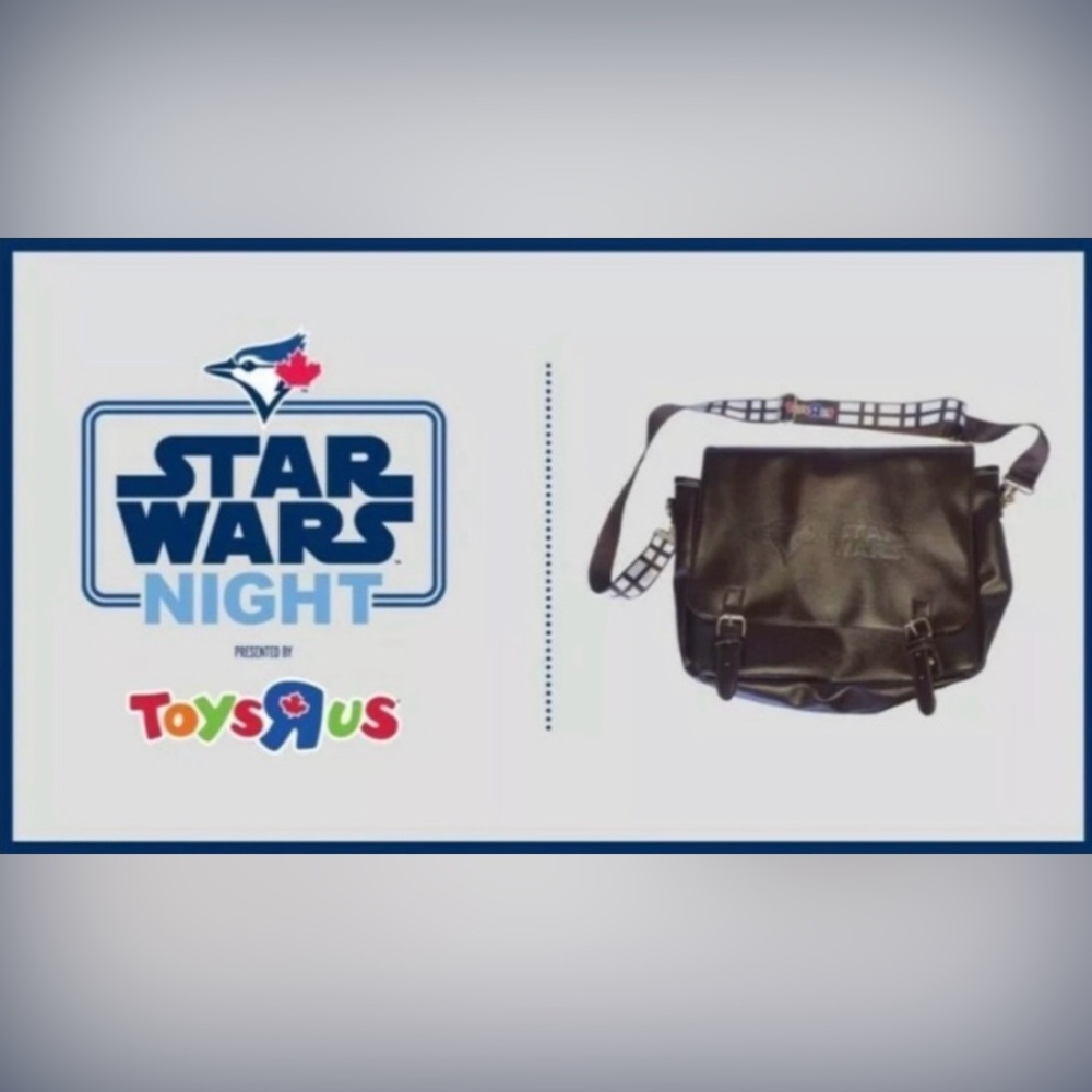 Toronto Blue Jays Star Wars Chewbacca Limited Edition Brown Messenger Bag. - Picture 13 of 13